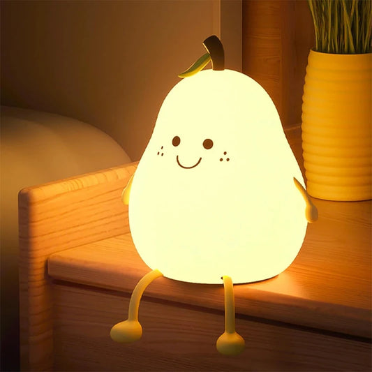 Squishy Pear Night Light