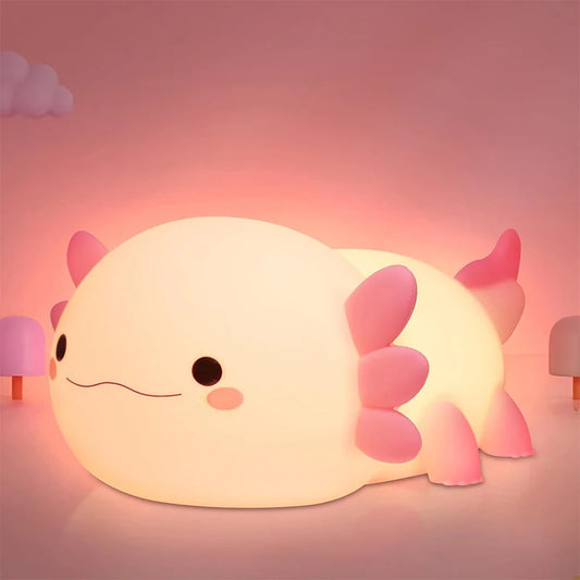 Cute Axolotl Night Light