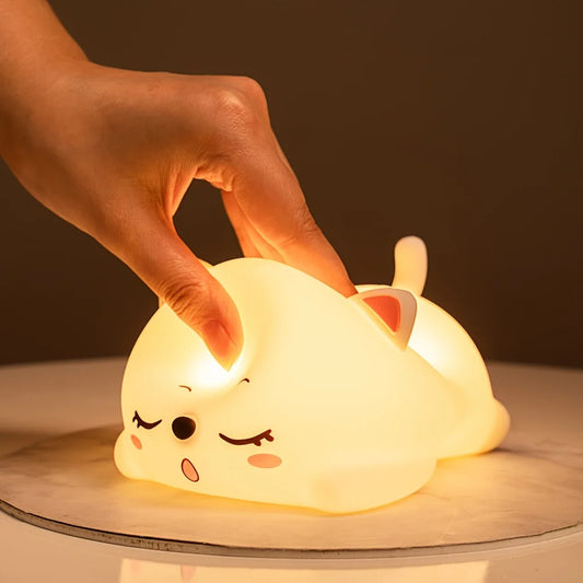 Sleeping Cat Night Light