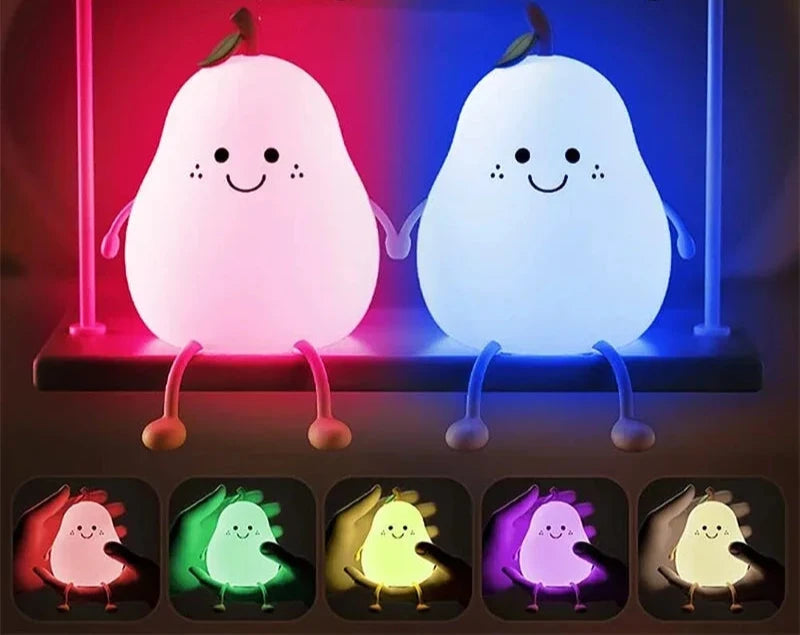 Squishy Pear Night Light